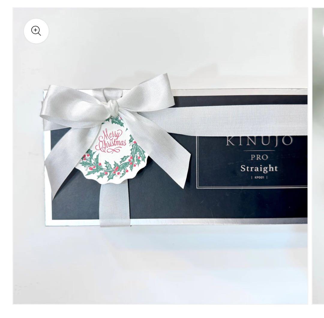 KINUJO PRO Straight カールヘアアイロン ブラック【32mm】