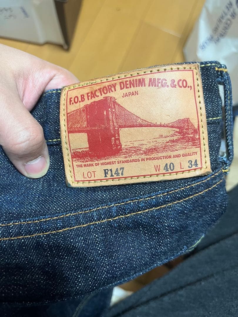 F.O.B FACTORY R147 デニムパンツ W40 L34
