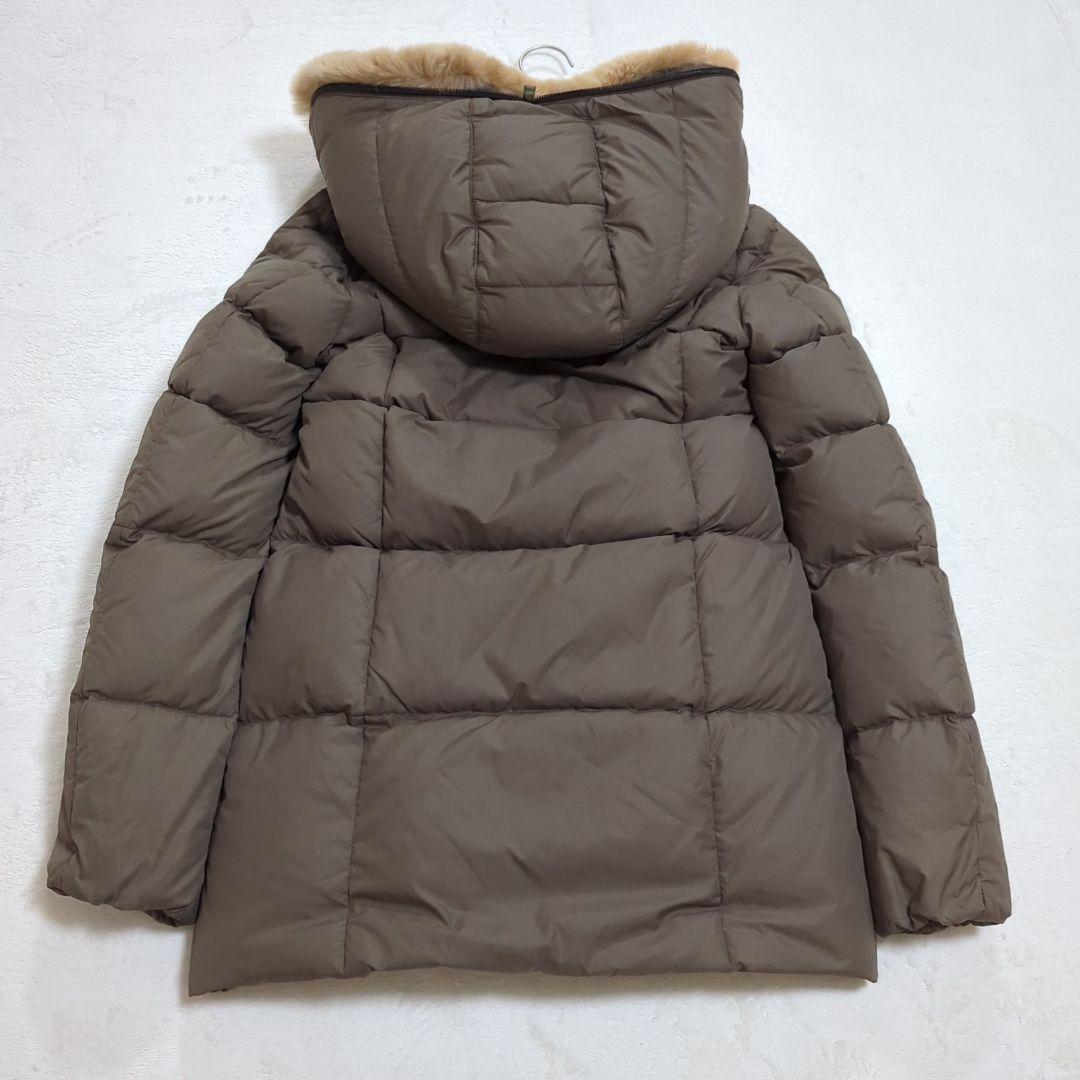 現行タグ 40 デュベティカ アルウェン ファー ダウンコート カーキ