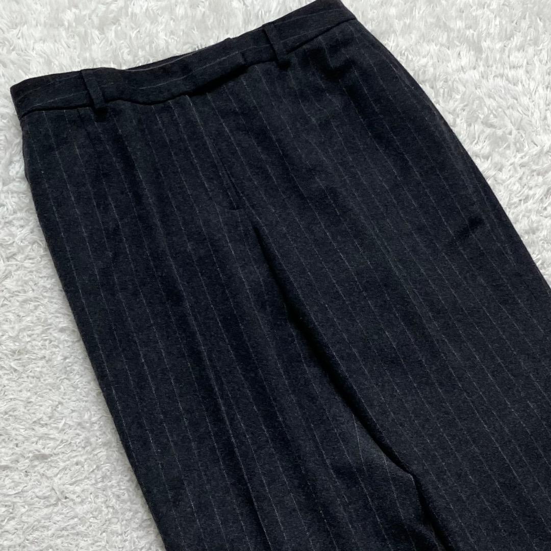 極美品✨バーバリーロンドン セットアップ スーツ フレアパンツ チャコールグレー