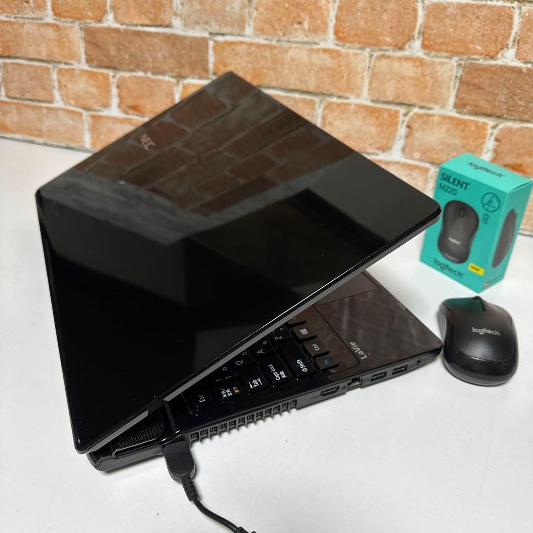 NECノート PC SSD 128GB Webカメラ　オフィス2024年付き