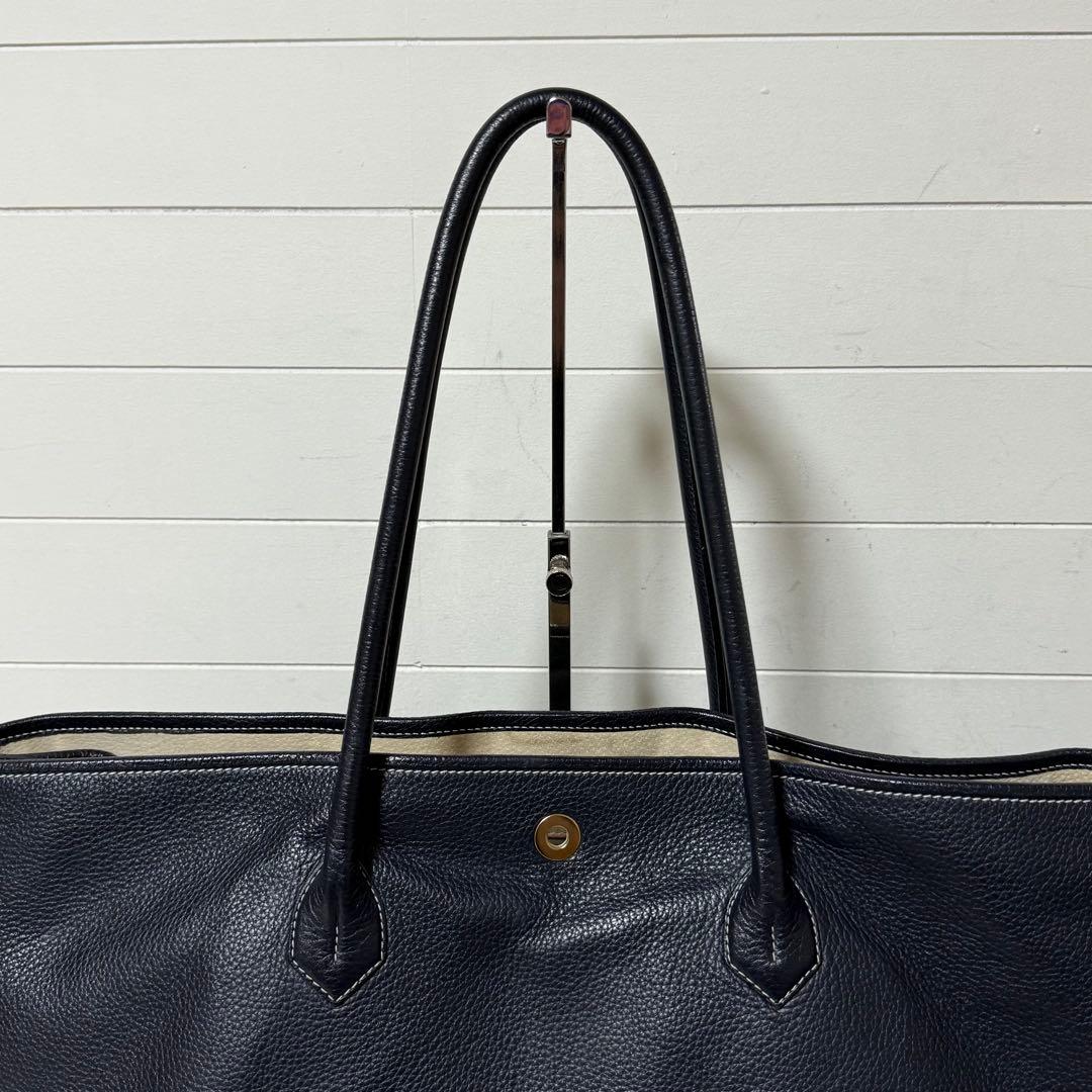 ⭐️美品⭐️　Cisei　シセイ　946　トートバッグ　オールレザー　ネイビー