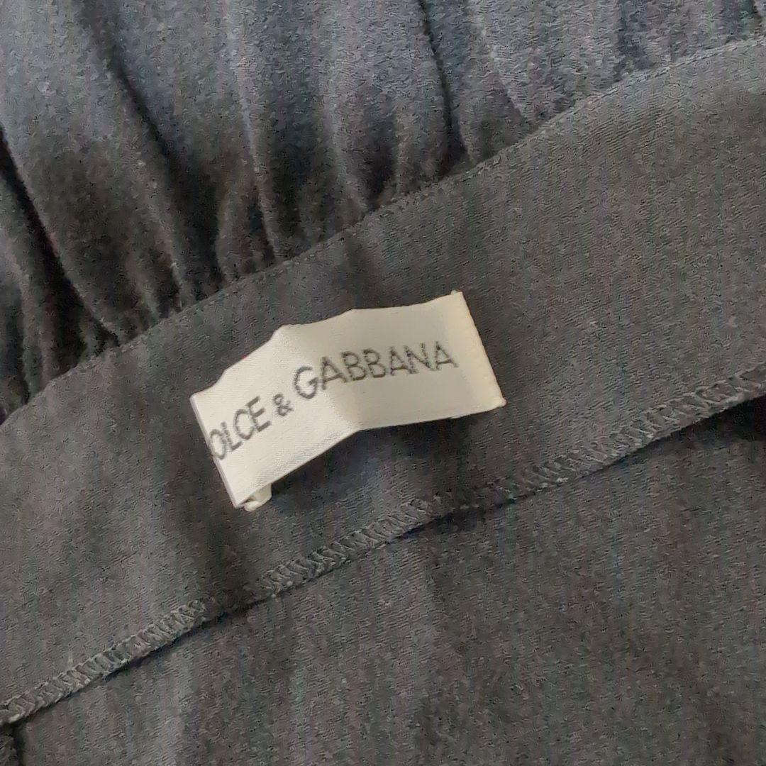 Dolce & Gabbana 短丈異素材組み合わせブラウス オンワード90s〜