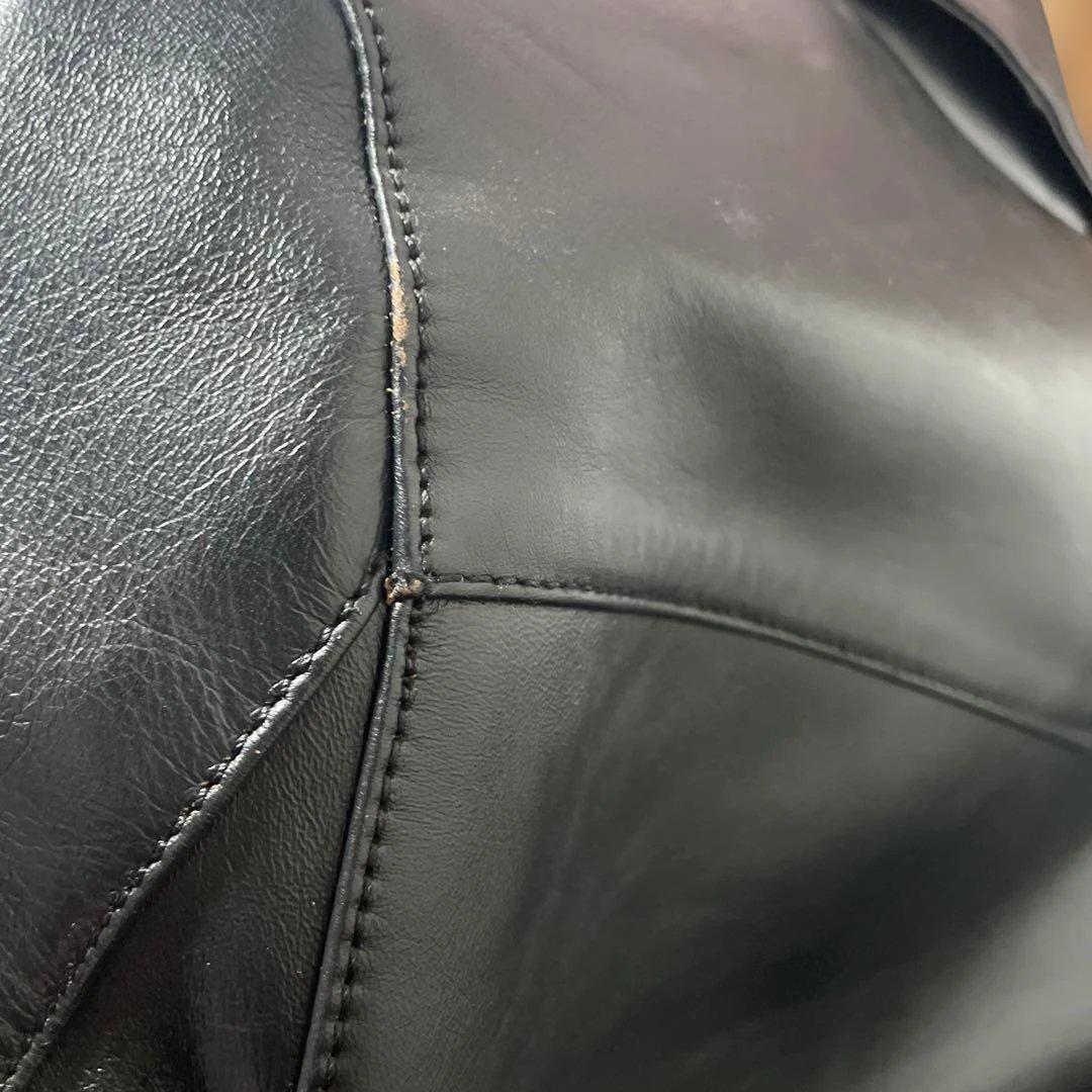 貴重 VALLET02HS ベジタン 馬革ライダース シルクライナー 茶芯