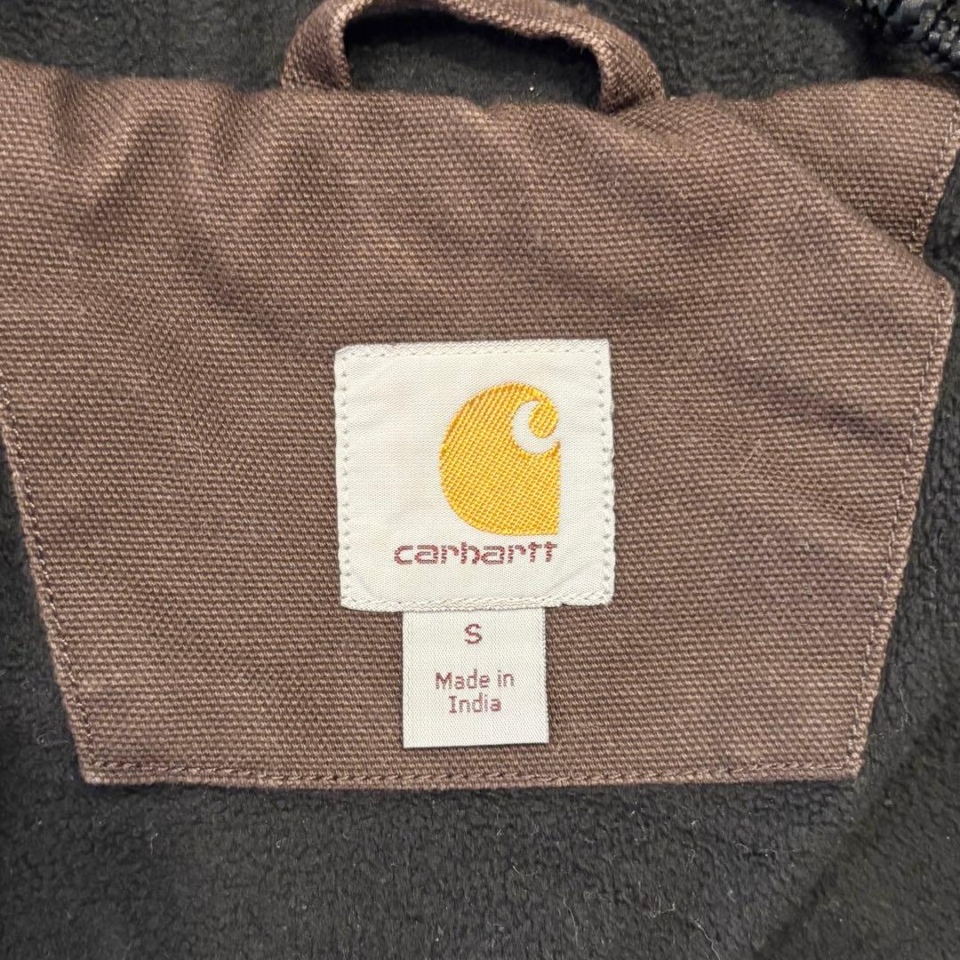 美品　カーハート　ダックベスト　ダークブラウン　Ｓ