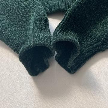 【Matsuko】KITH　ロゴ刺繍 ショート丈 クロップド ニット