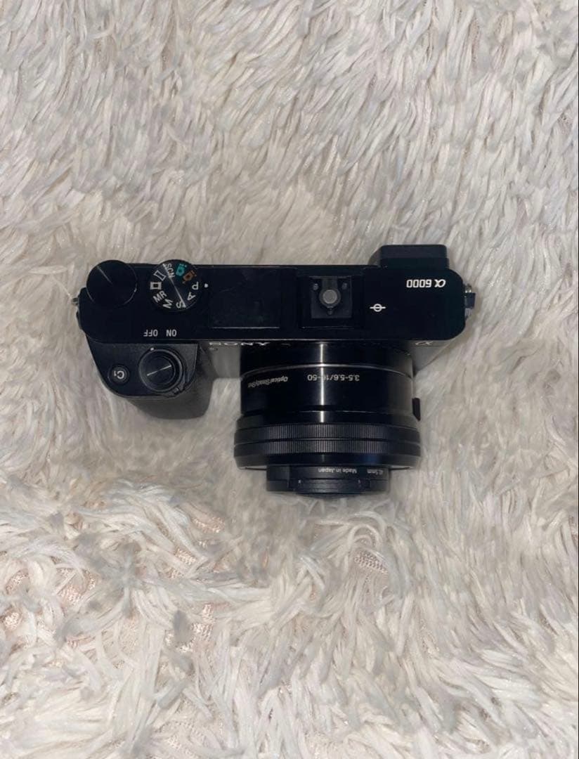 【美品】SONY 6000 ミラーレス一眼力 メラ 望遠レンズ付