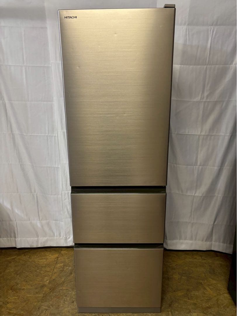 日立 3ドア冷蔵庫 R-V32NV 2021年製315L