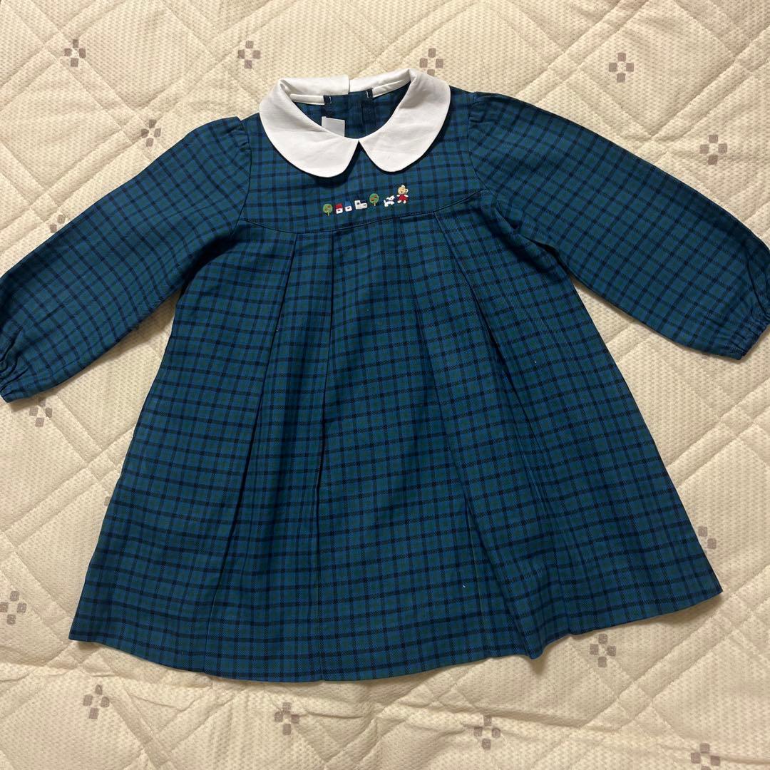 familiar ファミリアチェック　ワンピース　90