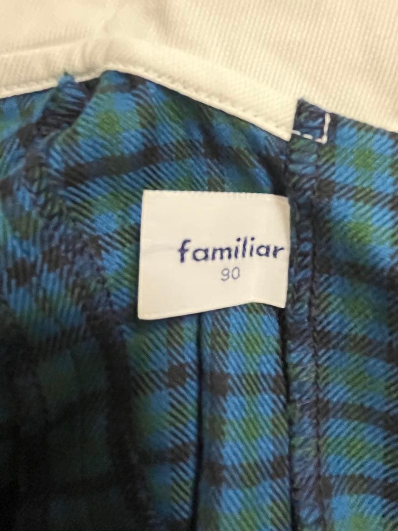 familiar ファミリアチェック　ワンピース　90