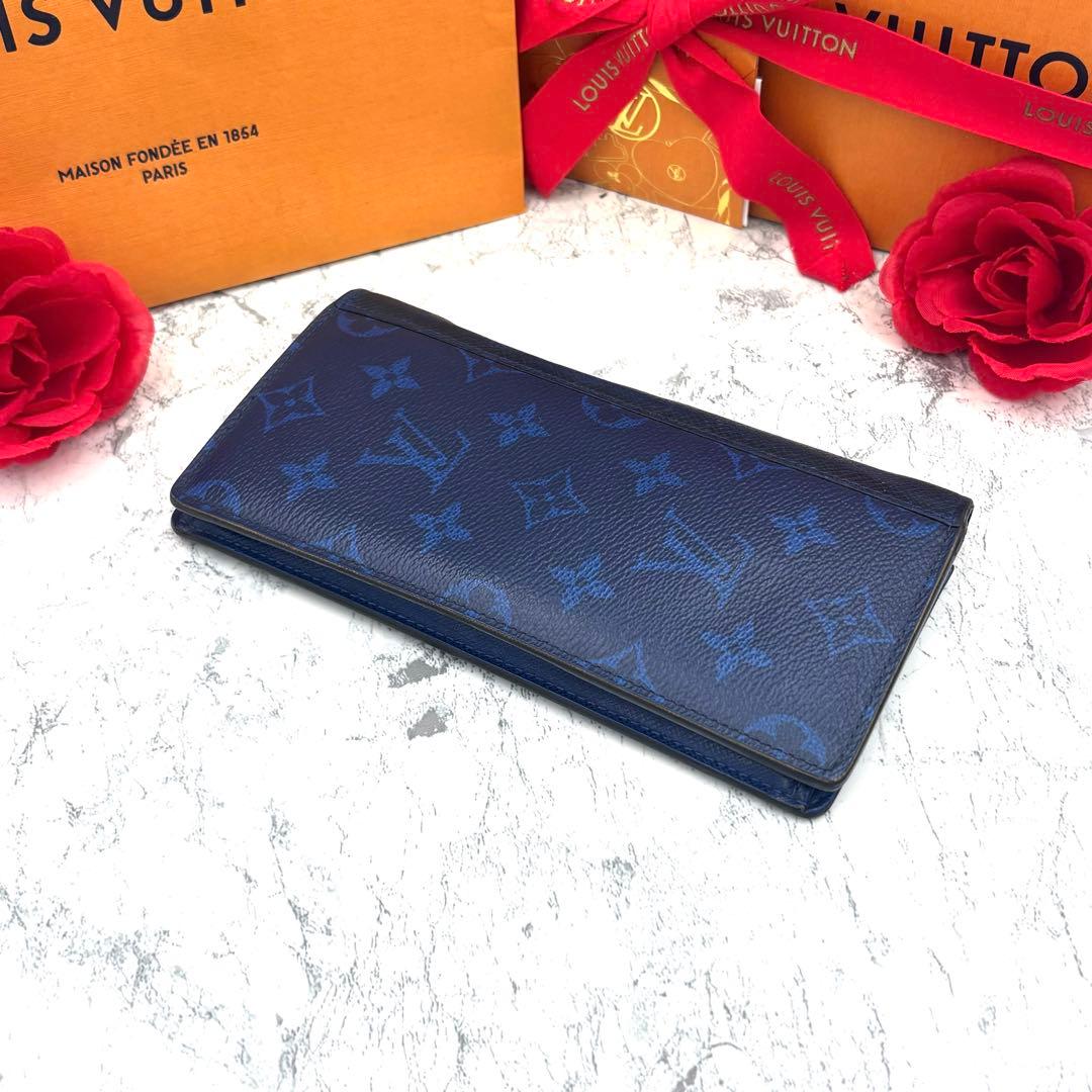 【ICタグ付き】 ルイヴィトン モノグラム タイガラマ ブラザ 長財布