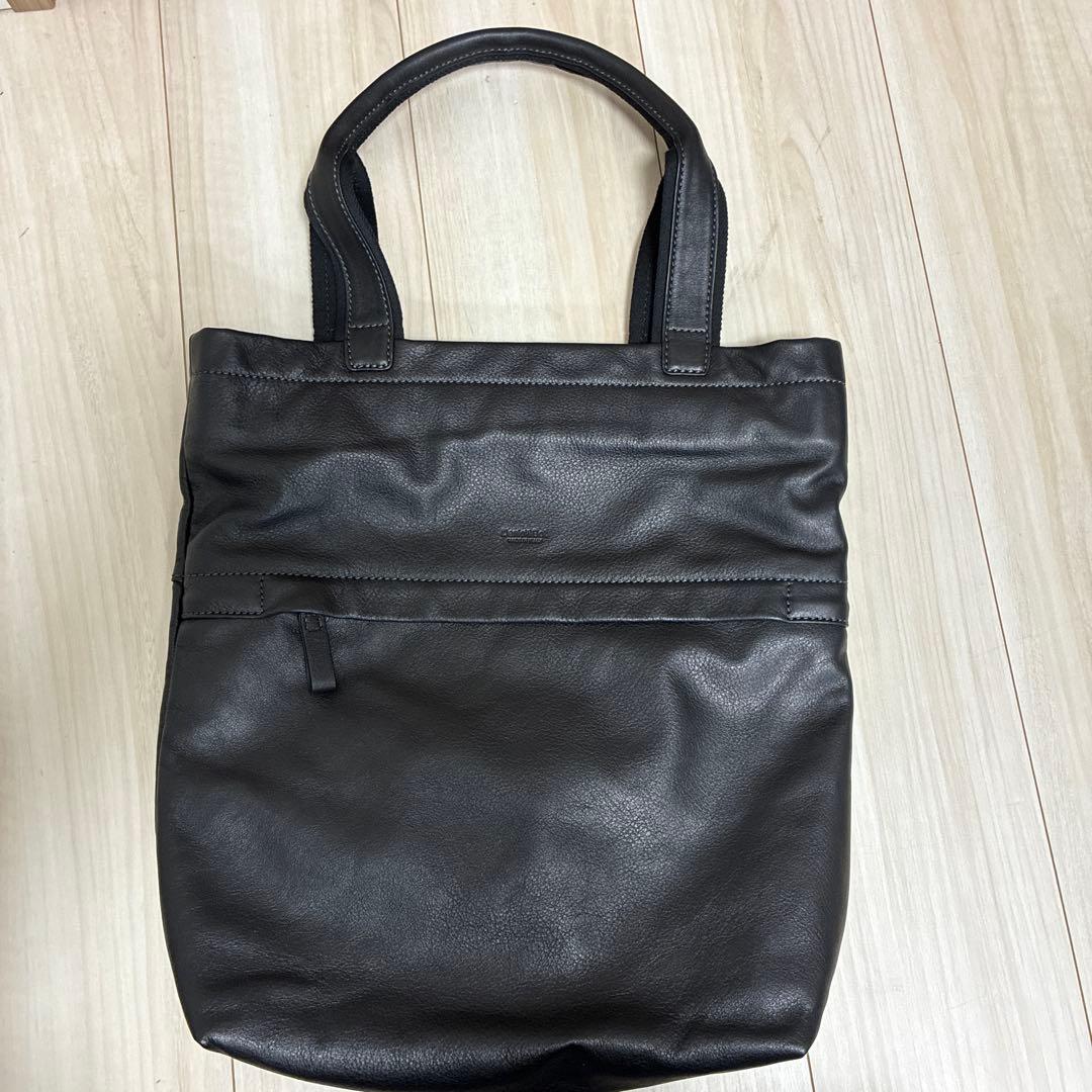 Daniel&Bob 黒 レザー トートバッグ