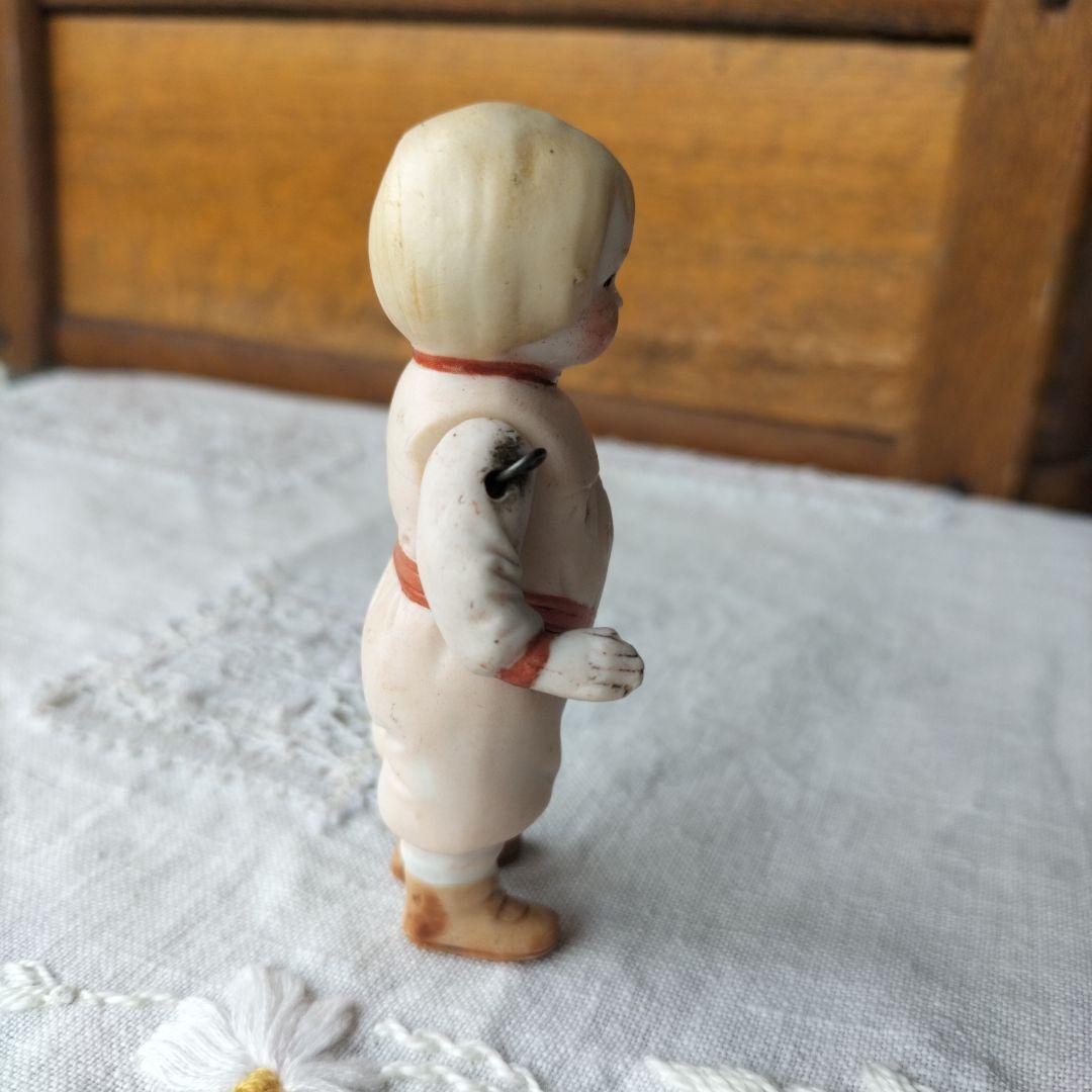ドイツ　ビンテージ　ビスクドール　男の子　身長8.8cm HERTWIG？