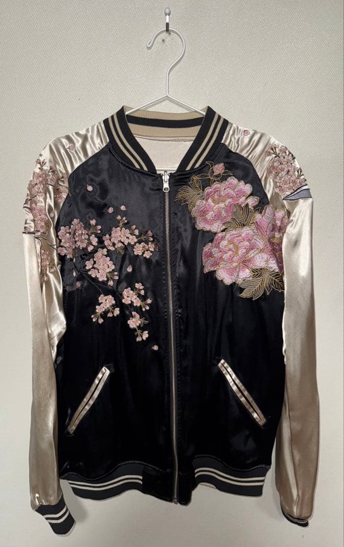 抜刀娘　スカジャン　リバーシブル　ユニセックス　XL