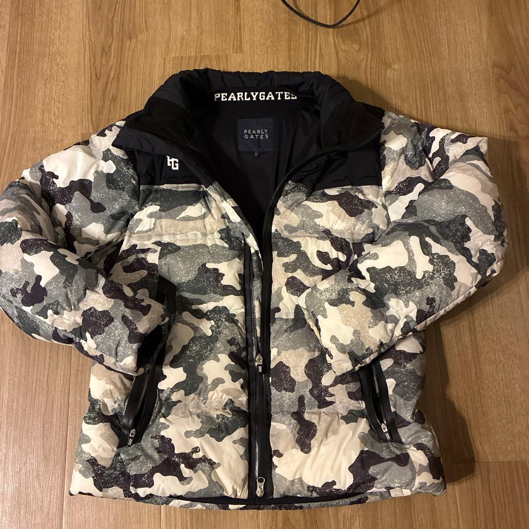 PEARLY GATES 迷彩 ダウンジャケット サイズ5 週末タイムセール中〜