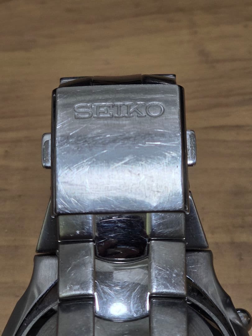 SEIKO クロノグラフ 100M防水 オレンジ