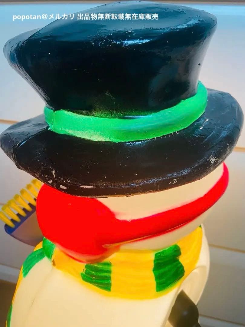 そ*ら様 スノーマン大型イルミネーションクリスマスブローライト付属品欠品無し室内