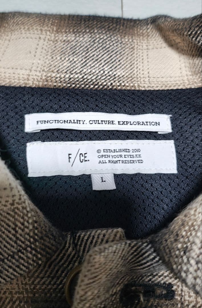 F/CE.　CHECK FIELD SHIRT サイズL