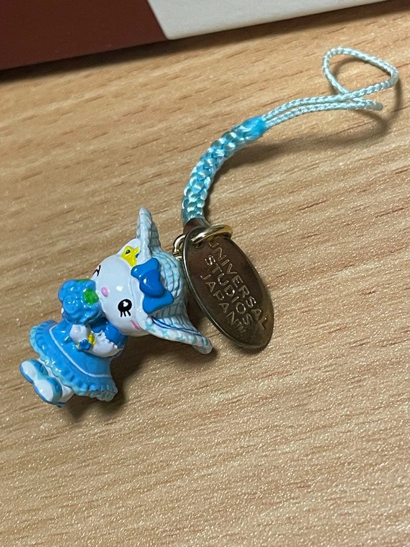 d*7様 ユニバーサルスタジオ限定 ハローキティ 値付けストラップ 水色