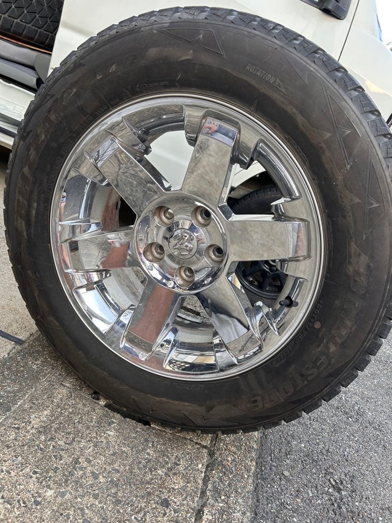 shunuhs ダッヂラムトラック純正クロームホイール 20タイヤセット