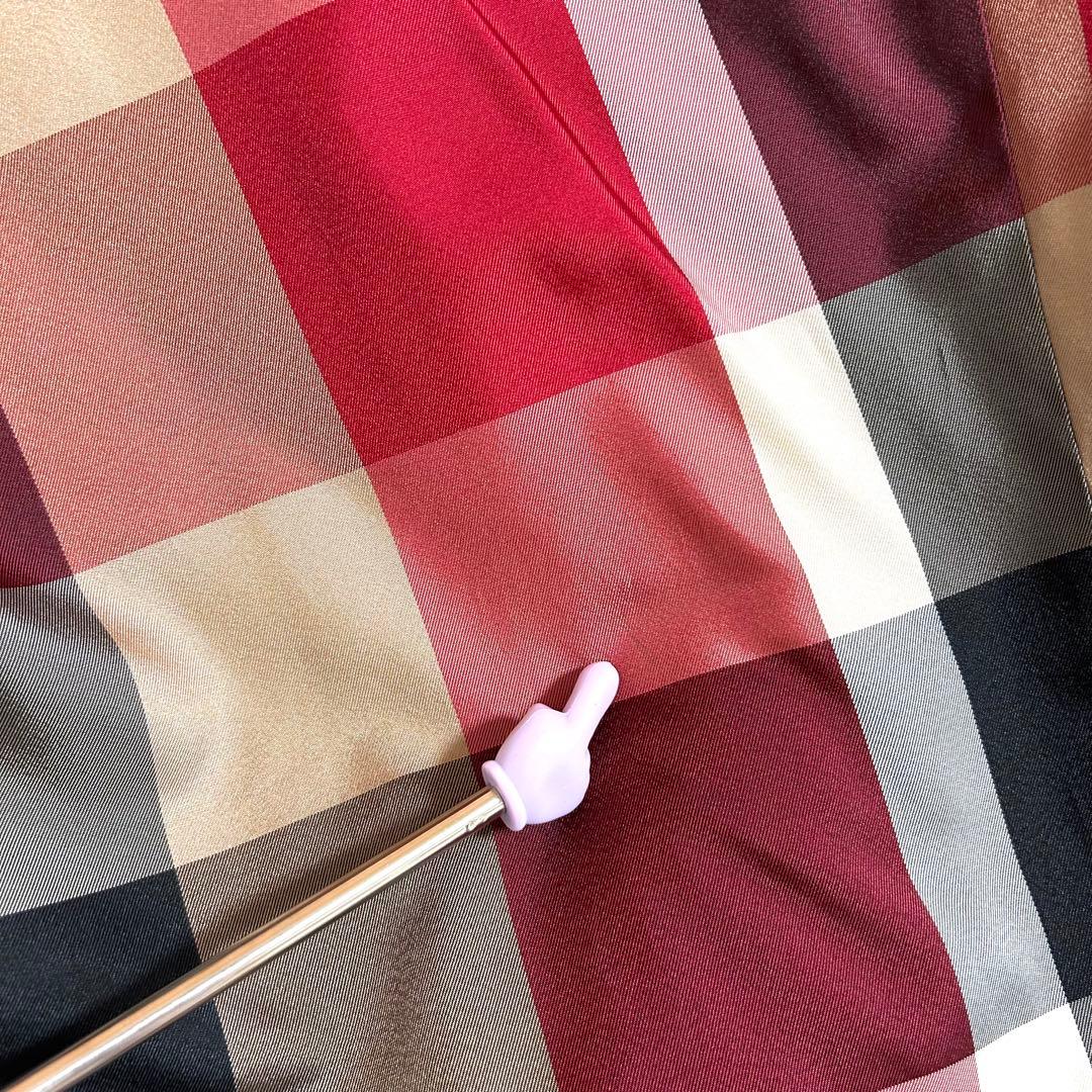 極美品✨リバーシブル 赤チェックブルーレーベルクレストブリッジ ダウンジャケット