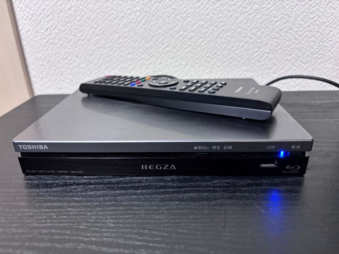 TOSHIBA REGZA DBP-R500 ブルーレイプレーヤー リモコン付き