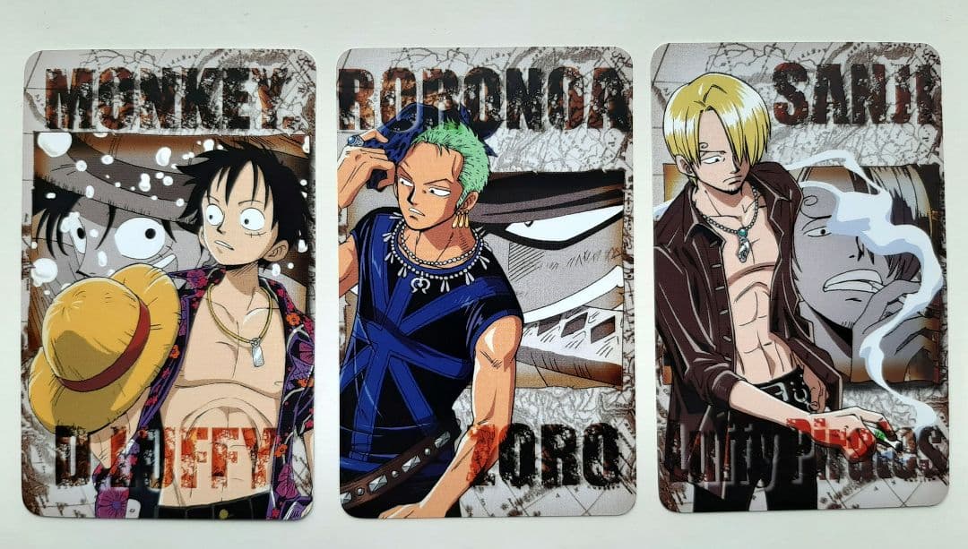 ワンピース　ジャンプフェア　アニメイト　特典カード　3枚