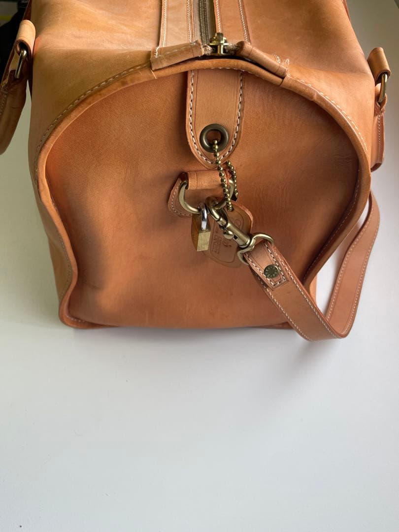 BREEレザー ボストンバッグ ヌメ革