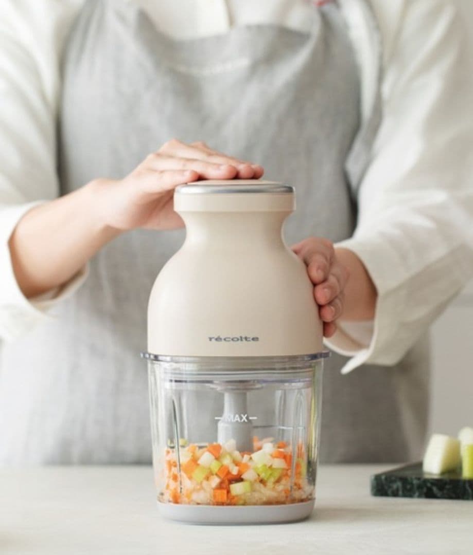 新品　recolte コードレス　カプセルカッター　ボンヌ RCP-7（W）