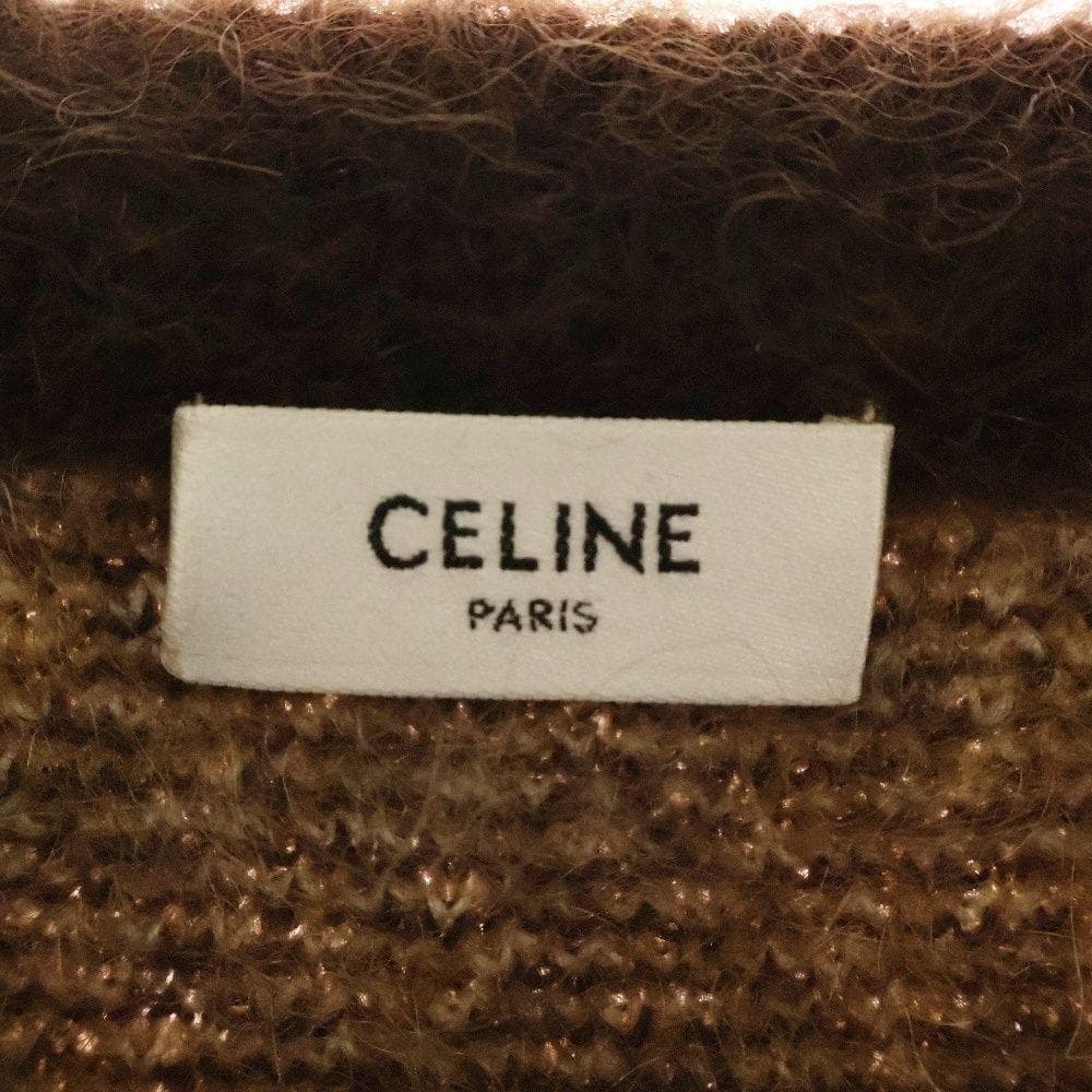 山田涼介着用 CELINE セリーヌ ブラッシュドモヘアセーター アーガイル柄