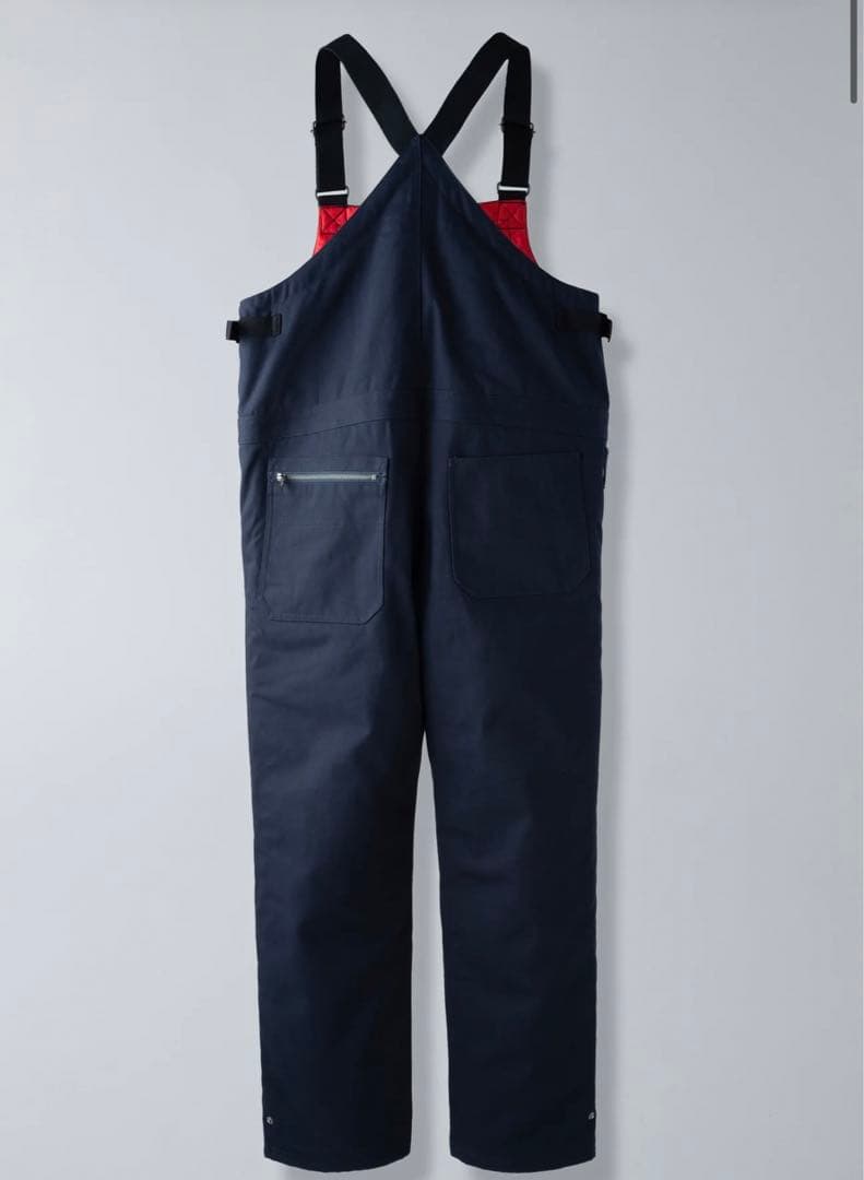 アンクラウド 　UNCROWD　 オーバーオール　ネイビー　バイク　防寒