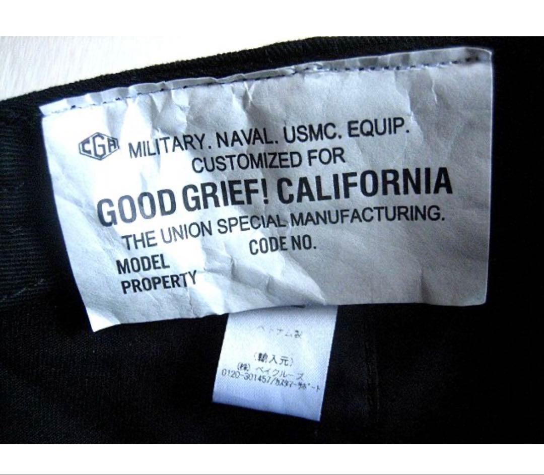 美品 GOOD GRIEF グッドグリーフ GCA CAP BLACK