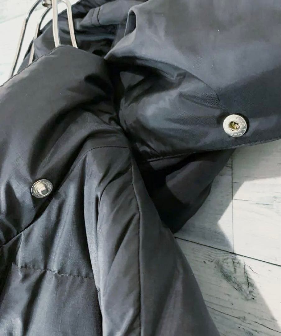 ビンテージ 90s adidas 2WAYダウンジャケット L 刺繍ロゴ 万国旗