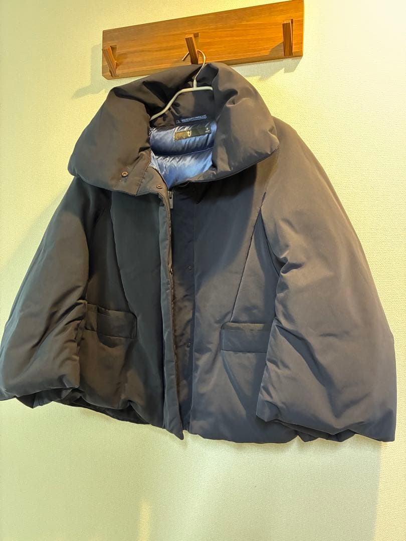 ユニクロ +J ハイブリッドダウンジャケット ネイビー M