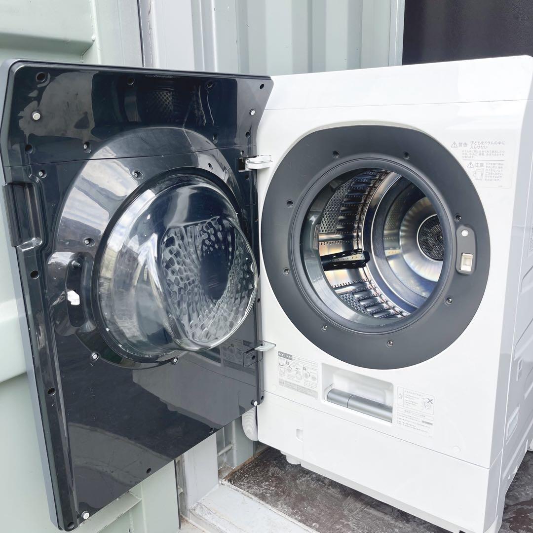 359取付無料！SHARP熱乾燥搭載 超音波ウォッシャー付き ドラム式洗濯機