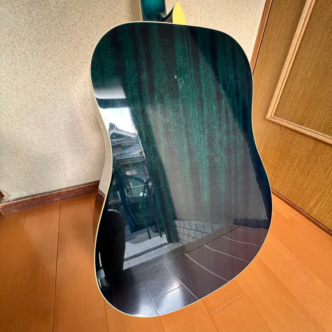 m*a様 新品未使用 ソフトケース付 アコースティックギター グラデーション ブ