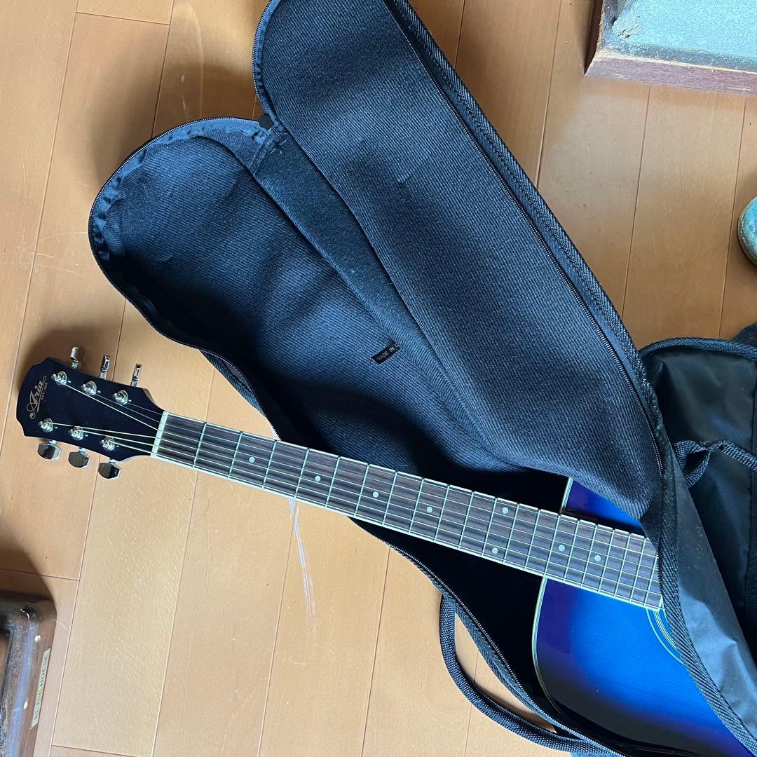 m*a様 新品未使用 ソフトケース付 アコースティックギター グラデーション ブ