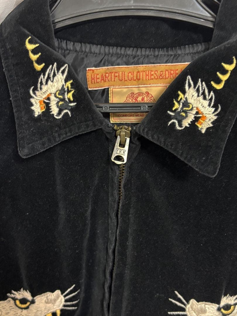 アウター　ジャケット　刺繍　ブラック　クリフメイヤー　プロ野球