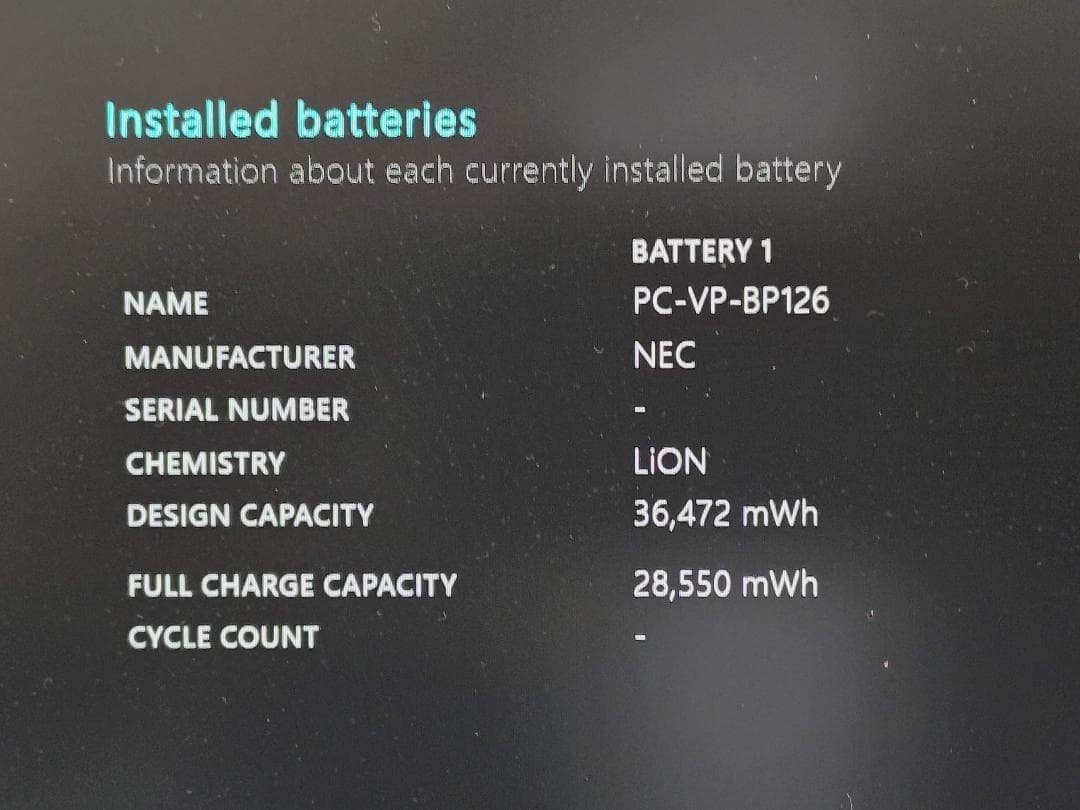 NEC VersaPro 13.3インチ 薄型軽量ノート