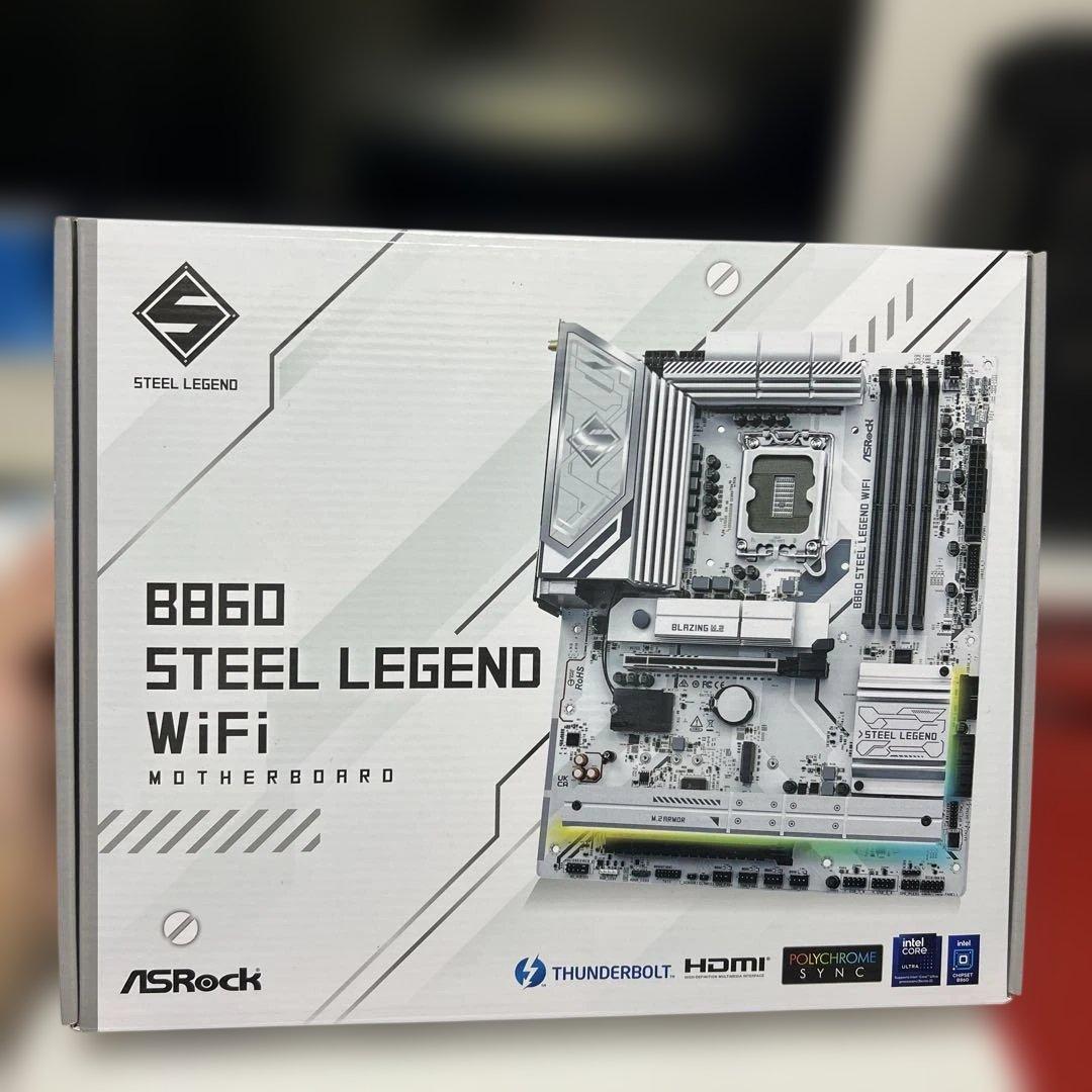 【美品】ASRock B860 STEEL LEGEND WiFiマザーボード