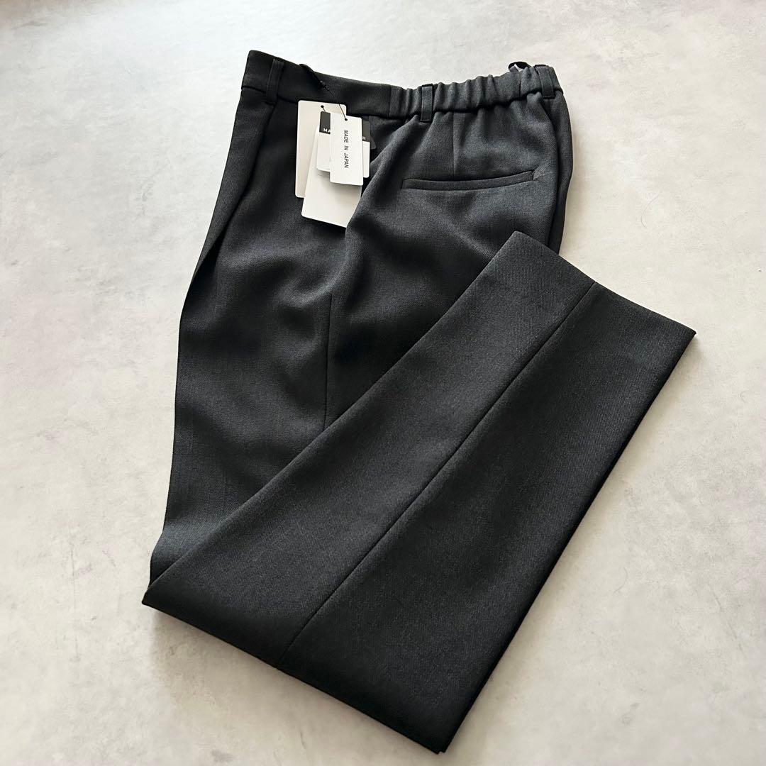 未使用タグ付INDIVIパンツスーツ38 グレーフォーマル卒園卒業ウォッシャブル