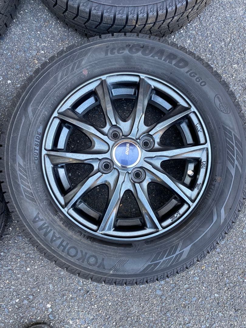 145/80R13 スタッドレスタイヤ ヨコハマ アイスガードiG60