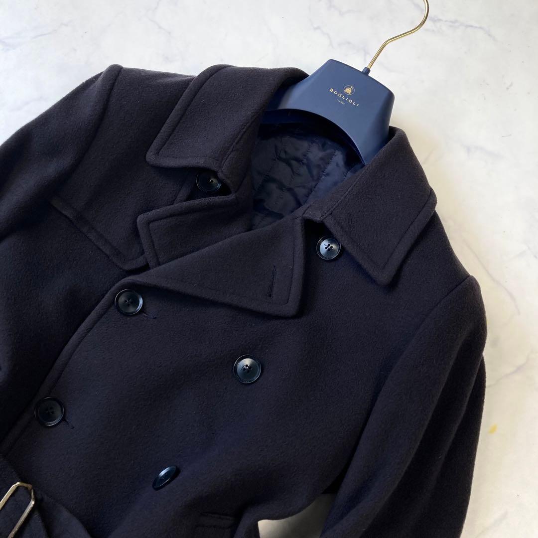 TAGLIATORE スーパーファインバージンウール チェスターコートネイビー