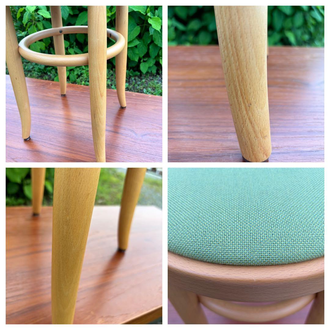 秋田木工　曲木スツール　玄関チェア　ドレッサーチェアなどに‼️