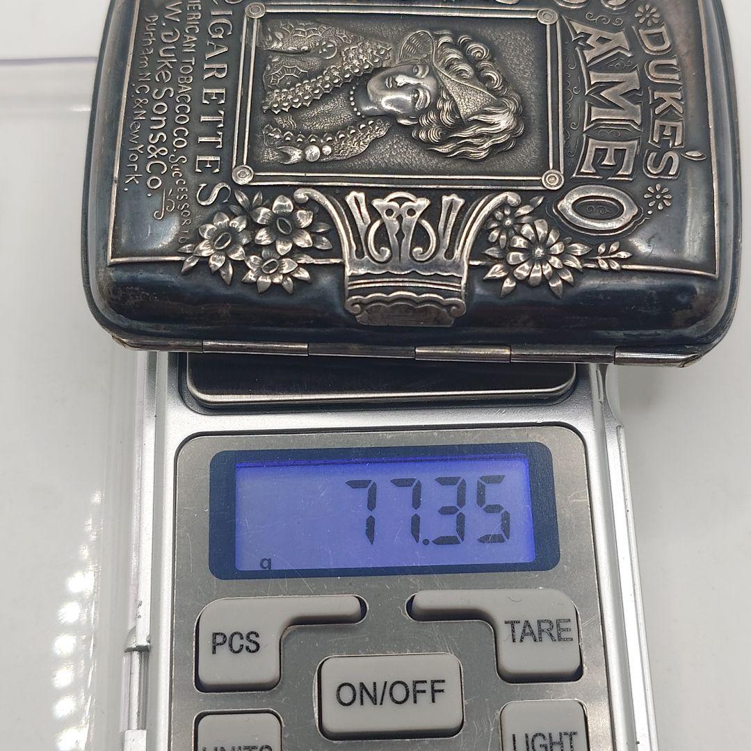 シガーケース 純銀 DUKE'S CAMEO CIGARETTES k0201