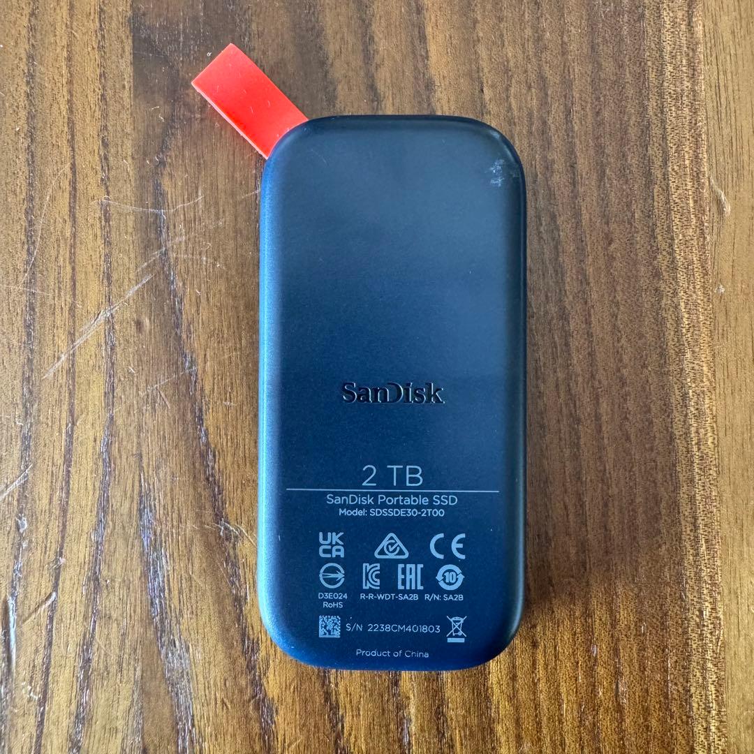 SanDisk ポータブルSSD 2TB