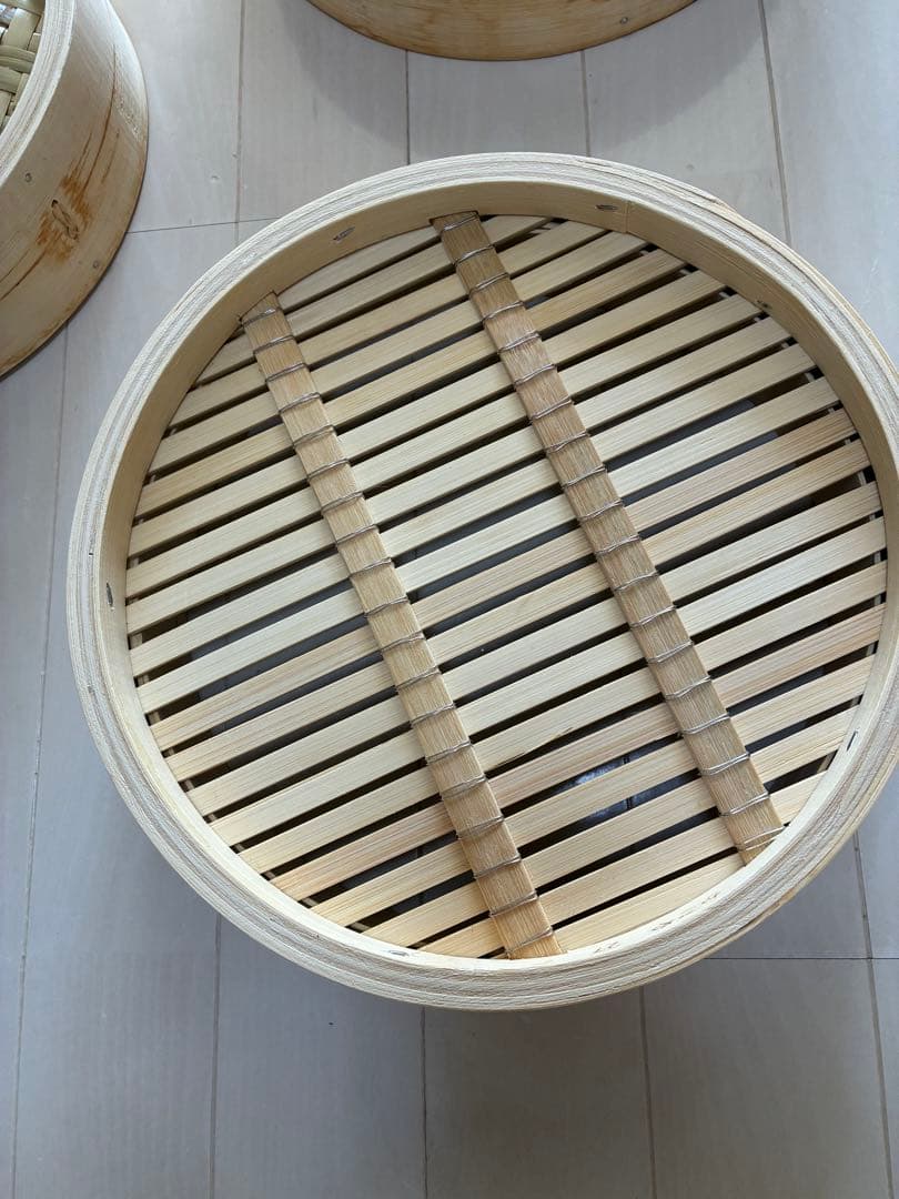 かごや 竹 中華せいろ 27cm 鍋付きセット（ガス・IH対応）