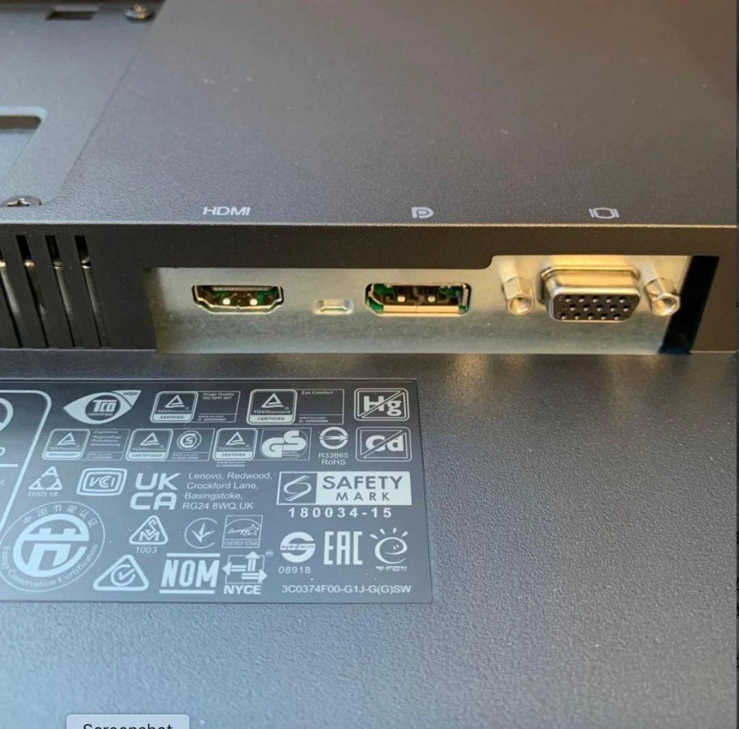 ThinkVision モニター 本体