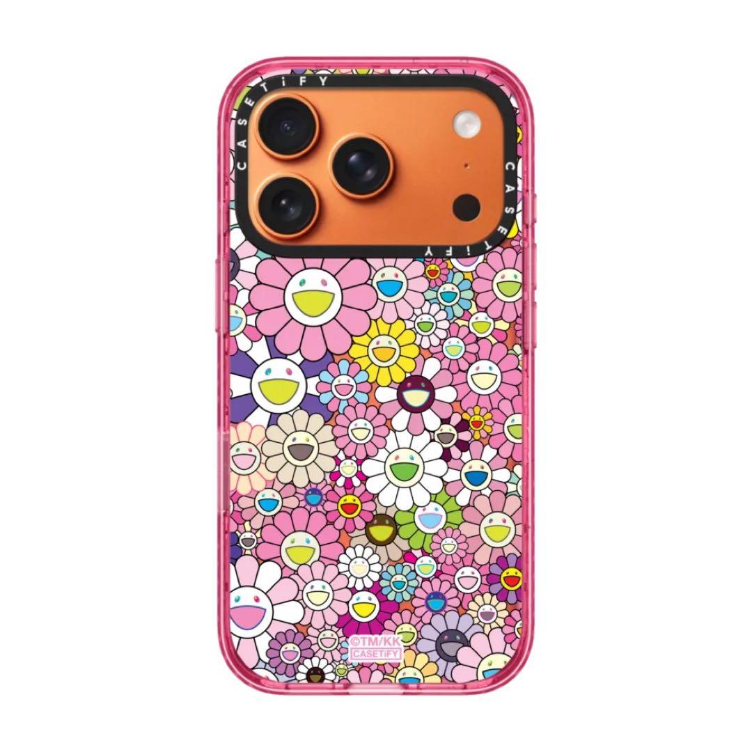 村上隆 × CASETiFY iPhone17 Pro ケース◆フラワー 花柄