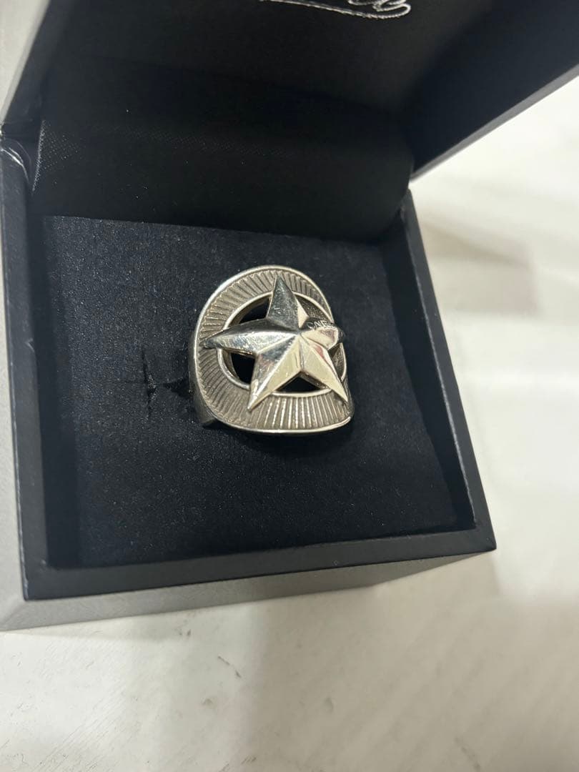 【値下げ】Calee / SILVER STAR CONCHO RING 19号